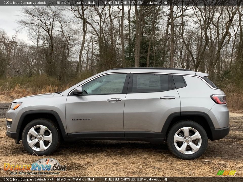 2021 Jeep Compass Latitude 4x4 Billet Silver Metallic / Black Photo #4
