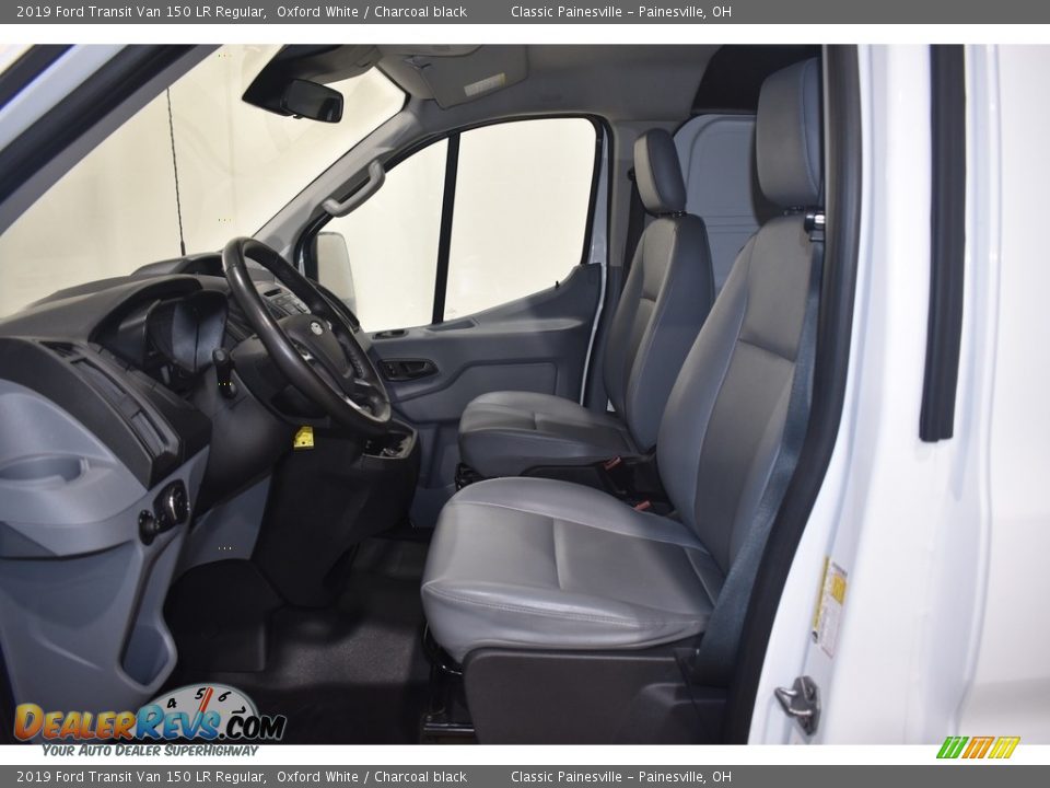 2019 Ford Transit Van 150 LR Regular Oxford White / Charcoal black Photo #7