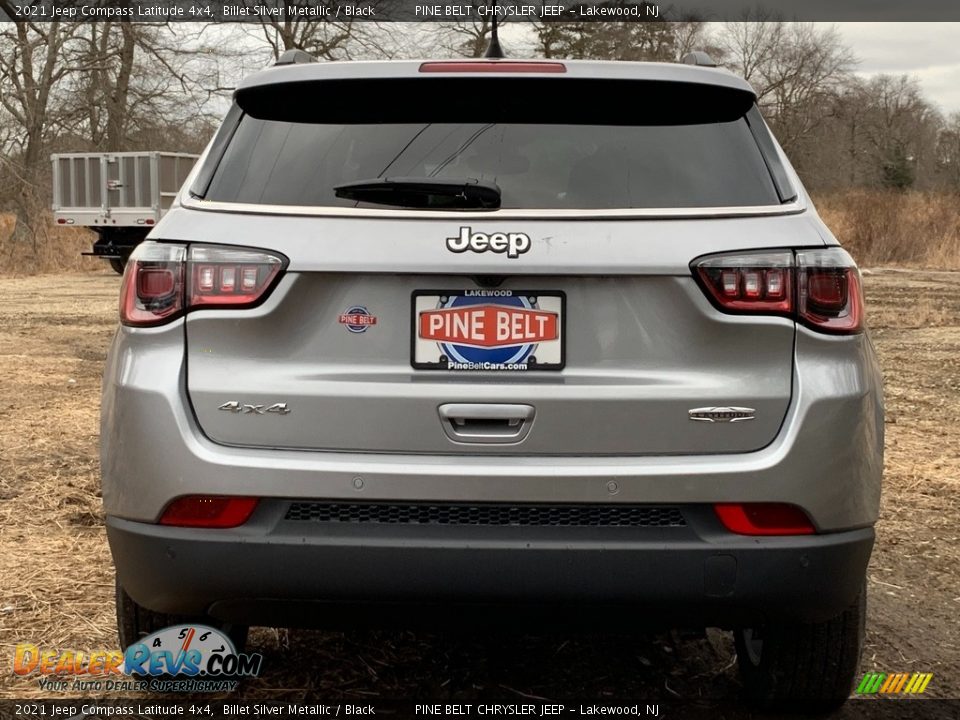 2021 Jeep Compass Latitude 4x4 Billet Silver Metallic / Black Photo #7