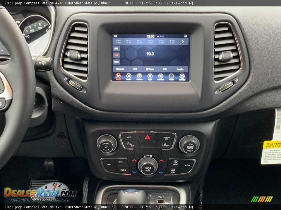 2021 Jeep Compass Latitude 4x4 Billet Silver Metallic / Black Photo #10