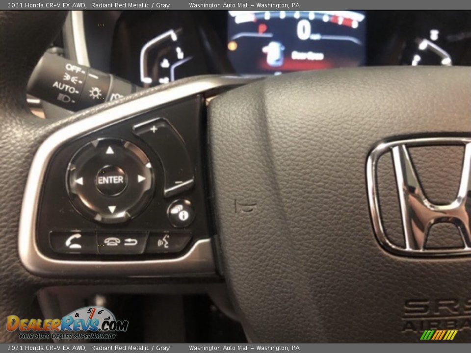 2021 Honda CR-V EX AWD Radiant Red Metallic / Gray Photo #7