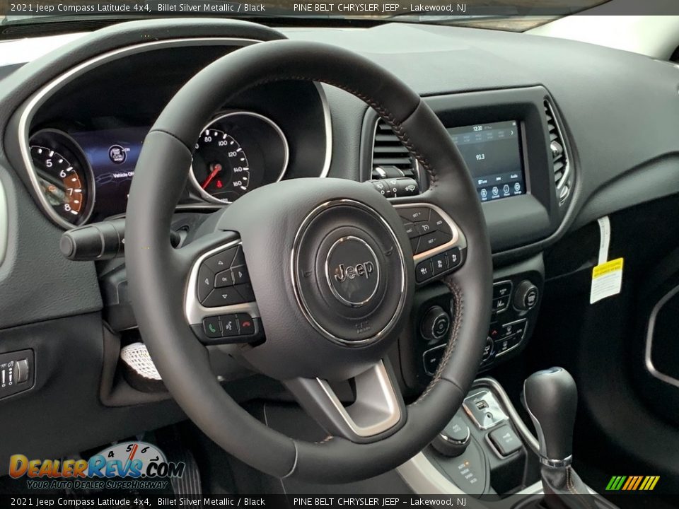 2021 Jeep Compass Latitude 4x4 Billet Silver Metallic / Black Photo #12