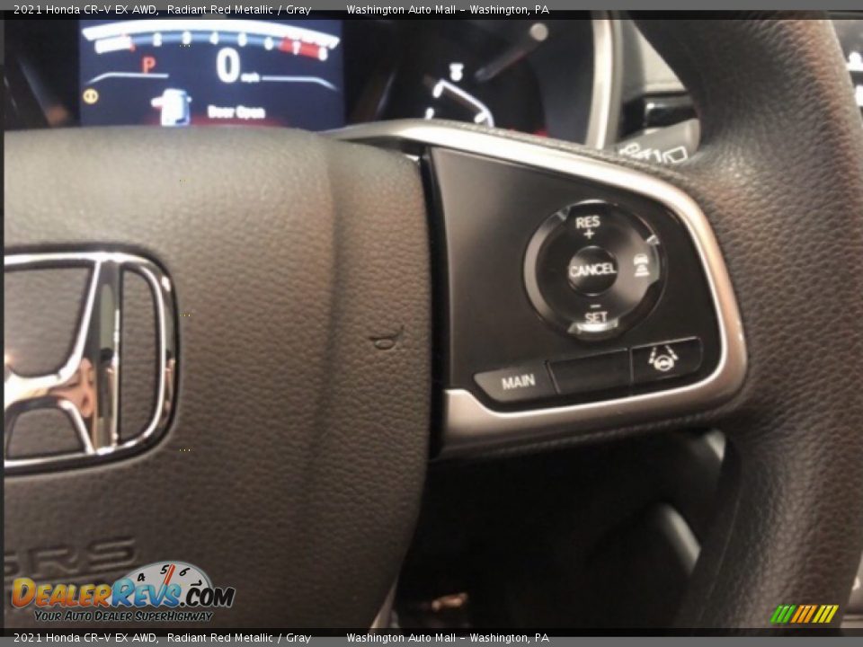 2021 Honda CR-V EX AWD Radiant Red Metallic / Gray Photo #8