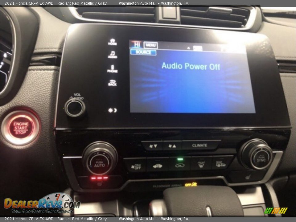 2021 Honda CR-V EX AWD Radiant Red Metallic / Gray Photo #11