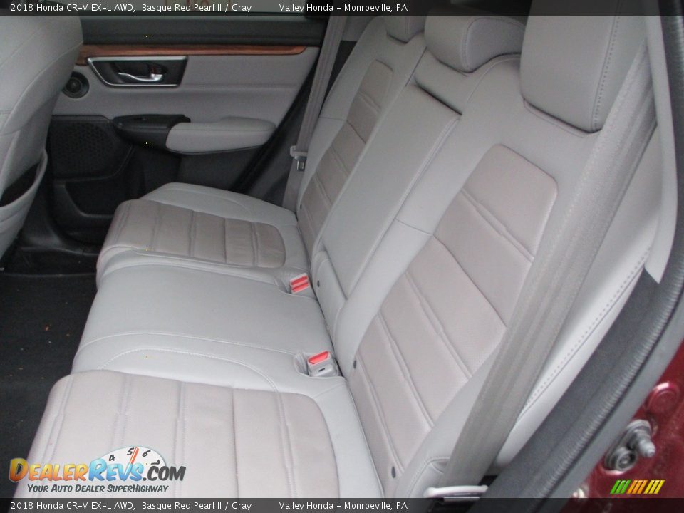 2018 Honda CR-V EX-L AWD Basque Red Pearl II / Gray Photo #13