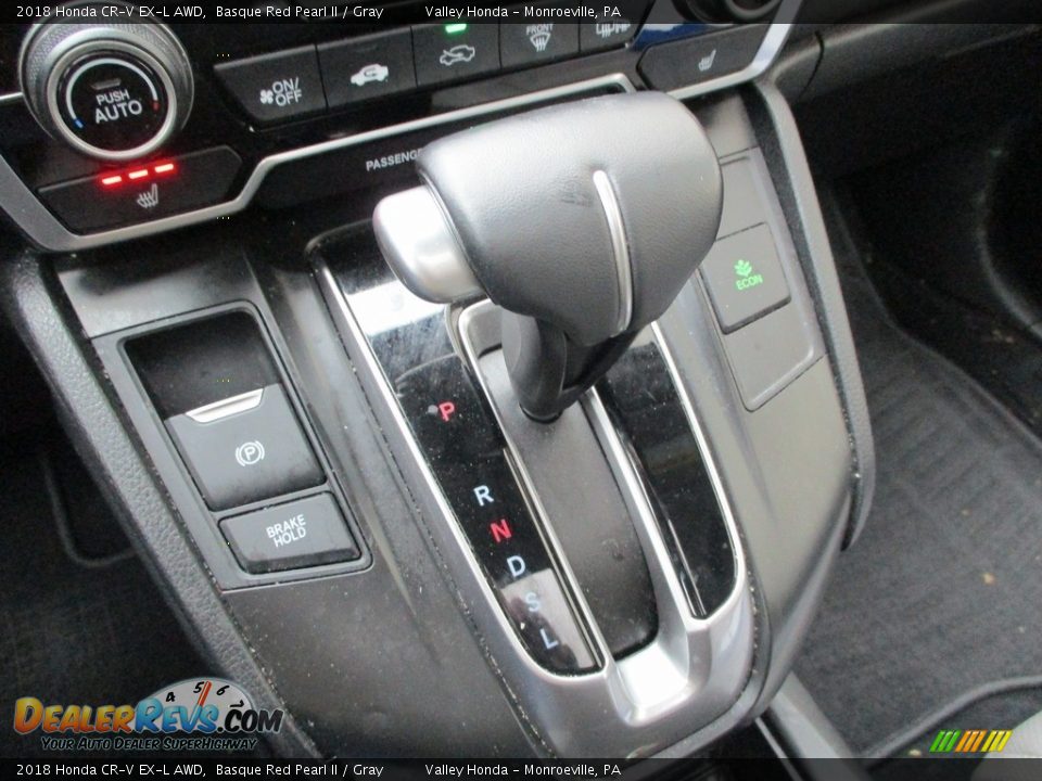 2018 Honda CR-V EX-L AWD Basque Red Pearl II / Gray Photo #17