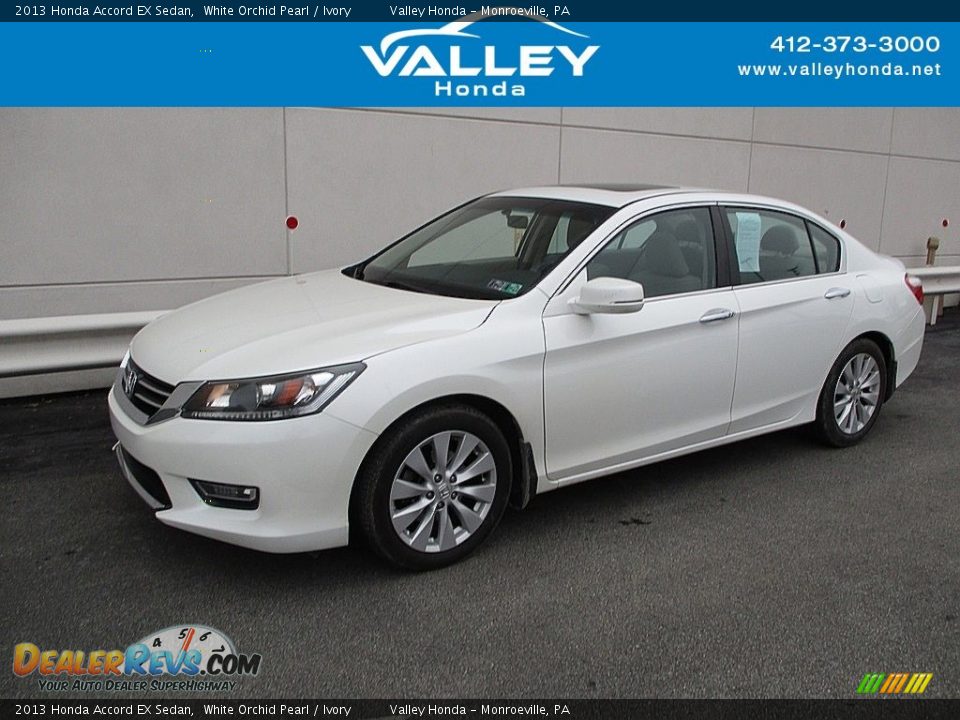 2013 Honda Accord EX Sedan White Orchid Pearl / Ivory Photo #1
