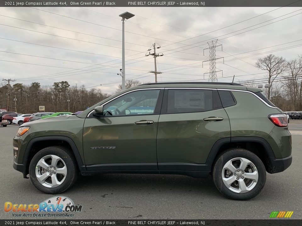 Olive Green Pearl 2021 Jeep Compass Latitude 4x4 Photo #4