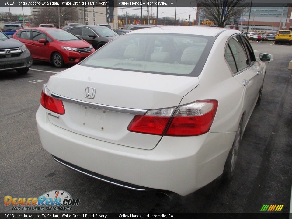 2013 Honda Accord EX Sedan White Orchid Pearl / Ivory Photo #5