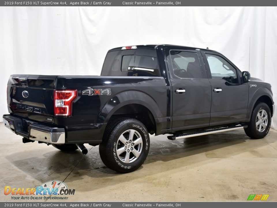 2019 Ford F150 XLT SuperCrew 4x4 Agate Black / Earth Gray Photo #2