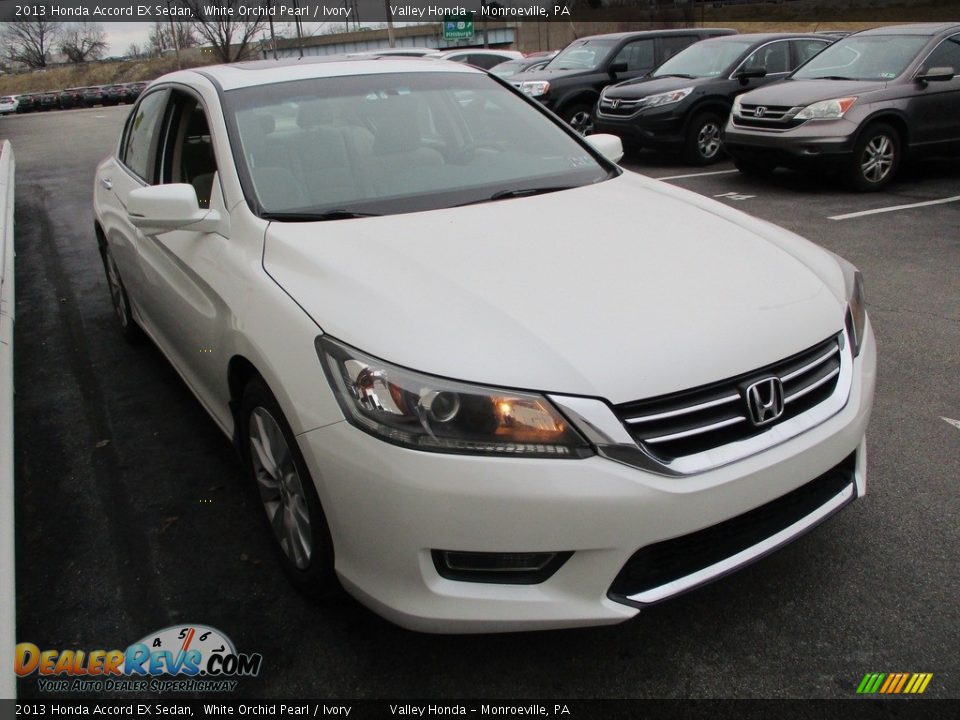 2013 Honda Accord EX Sedan White Orchid Pearl / Ivory Photo #7