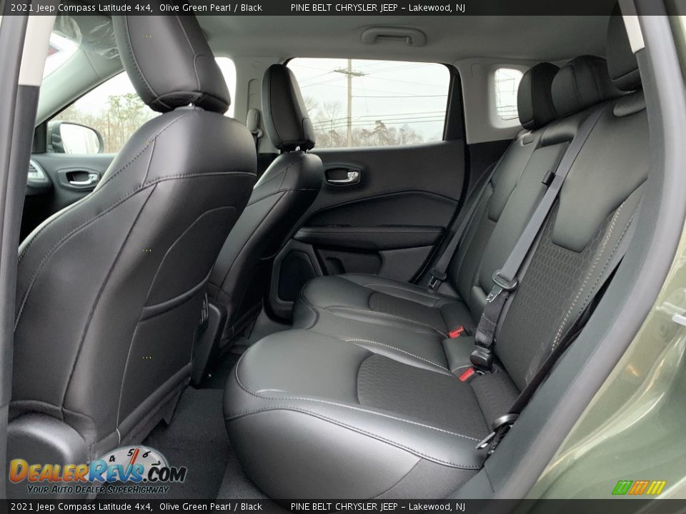 Rear Seat of 2021 Jeep Compass Latitude 4x4 Photo #9