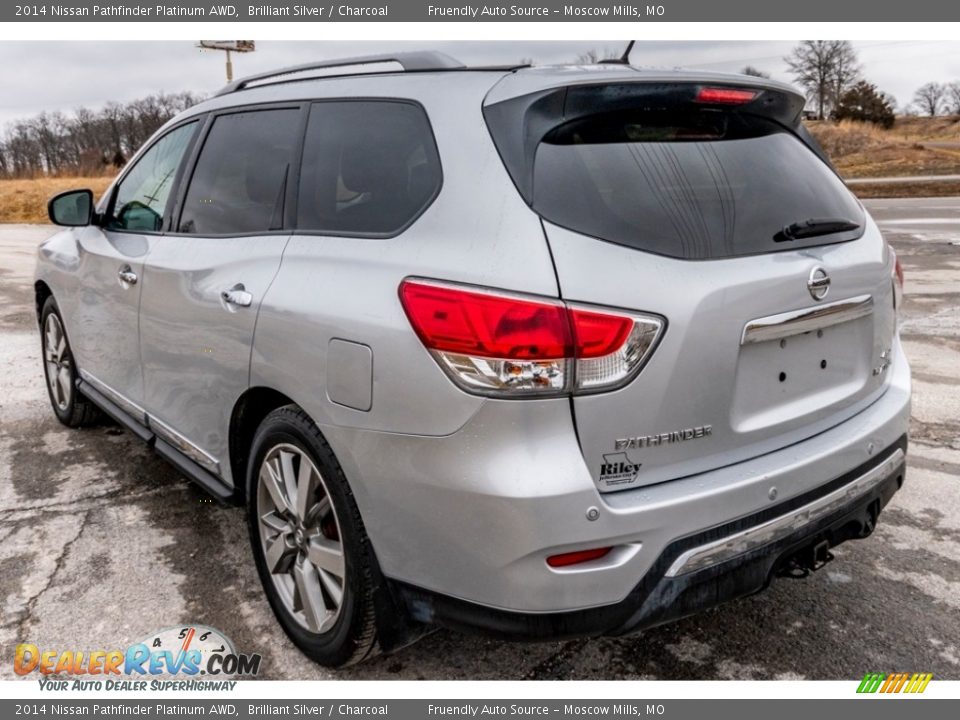 2014 Nissan Pathfinder Platinum AWD Brilliant Silver / Charcoal Photo #6