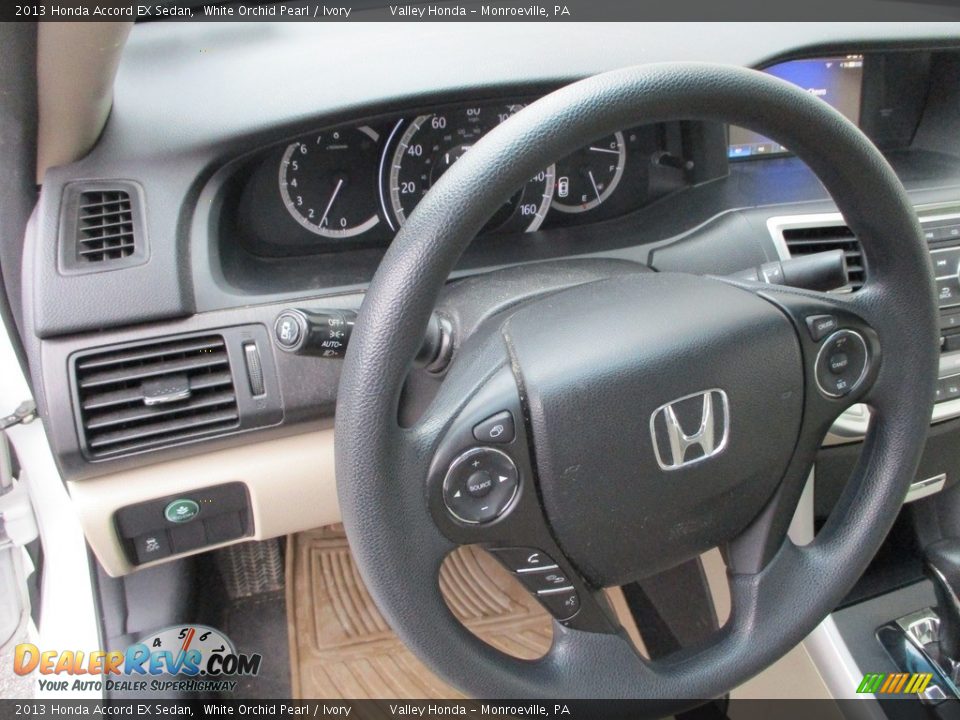 2013 Honda Accord EX Sedan White Orchid Pearl / Ivory Photo #14