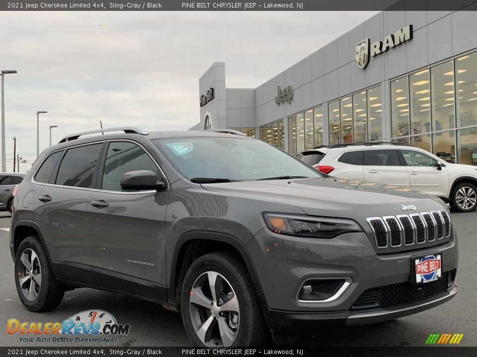 2021 Jeep Cherokee Limited 4x4 Sting-Gray / Black Photo #1