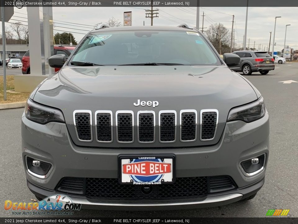 2021 Jeep Cherokee Limited 4x4 Sting-Gray / Black Photo #3
