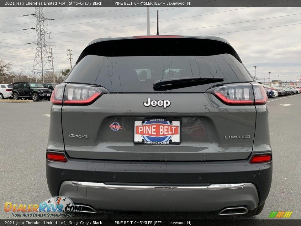 2021 Jeep Cherokee Limited 4x4 Sting-Gray / Black Photo #7