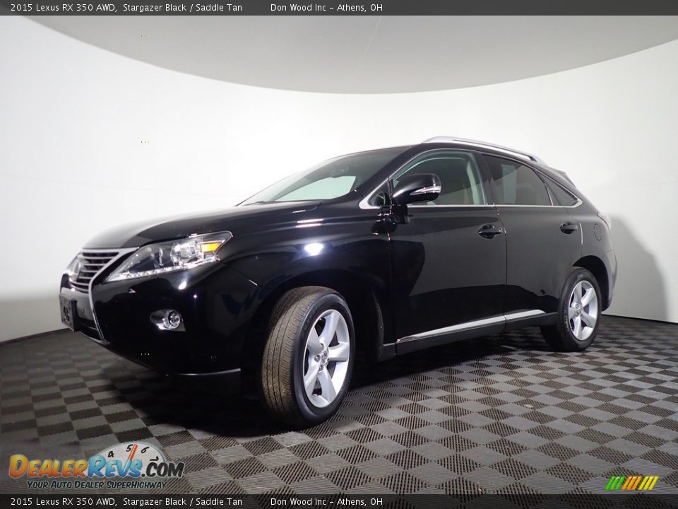 2015 Lexus RX 350 AWD Stargazer Black / Saddle Tan Photo #11