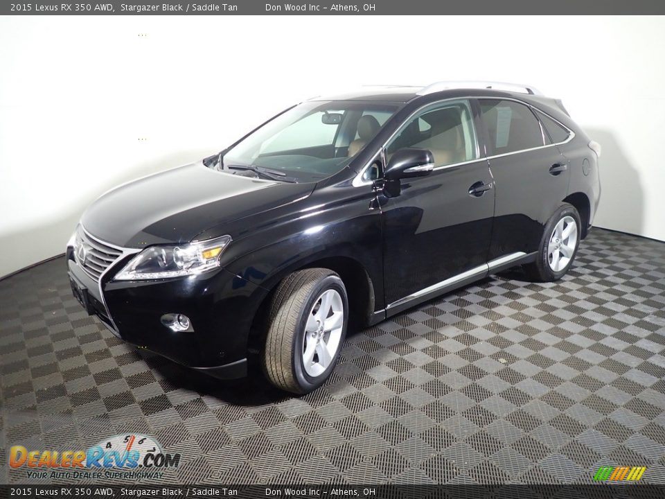 2015 Lexus RX 350 AWD Stargazer Black / Saddle Tan Photo #12