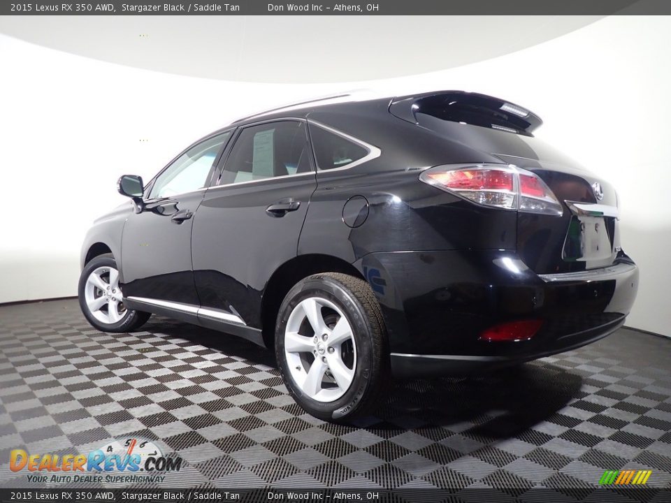 2015 Lexus RX 350 AWD Stargazer Black / Saddle Tan Photo #14