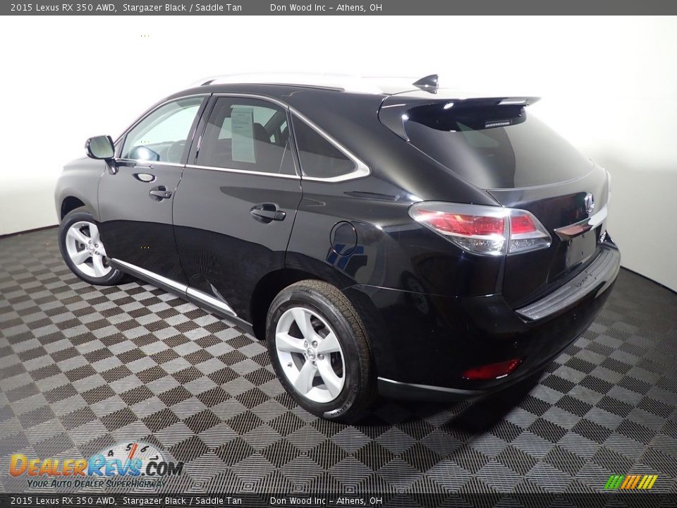 2015 Lexus RX 350 AWD Stargazer Black / Saddle Tan Photo #15