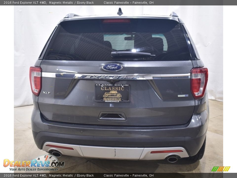 2016 Ford Explorer XLT 4WD Magnetic Metallic / Ebony Black Photo #3