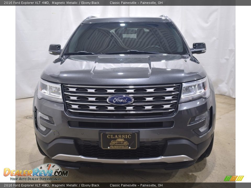 2016 Ford Explorer XLT 4WD Magnetic Metallic / Ebony Black Photo #4