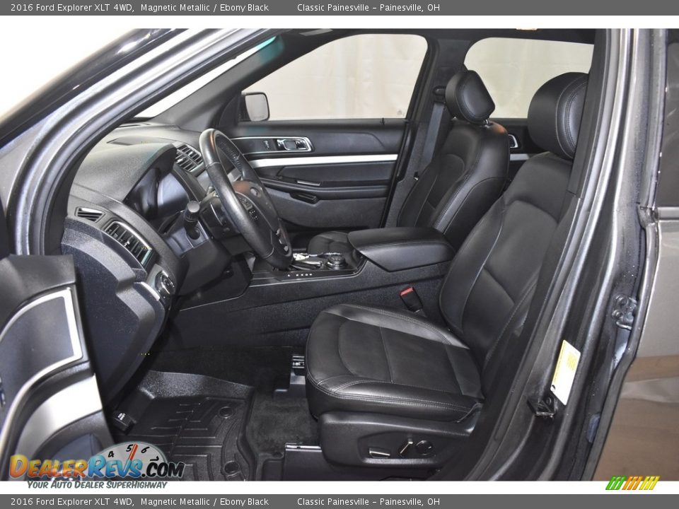 2016 Ford Explorer XLT 4WD Magnetic Metallic / Ebony Black Photo #8