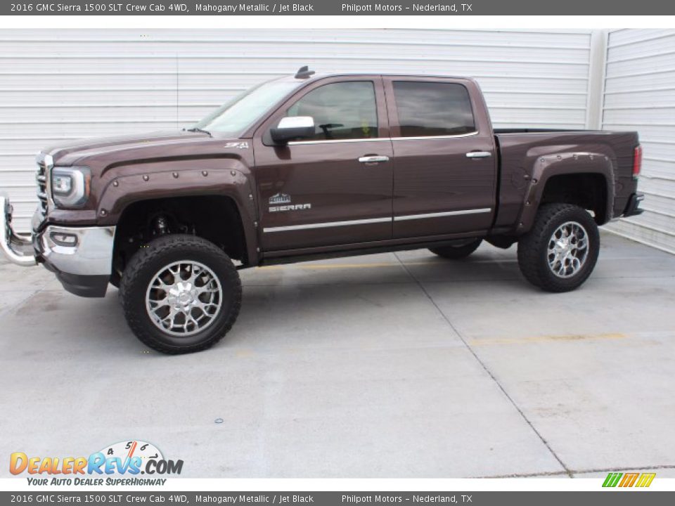 2016 GMC Sierra 1500 SLT Crew Cab 4WD Mahogany Metallic / Jet Black Photo #5