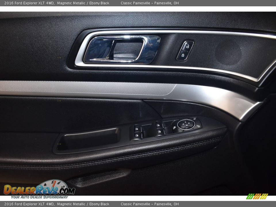 2016 Ford Explorer XLT 4WD Magnetic Metallic / Ebony Black Photo #12