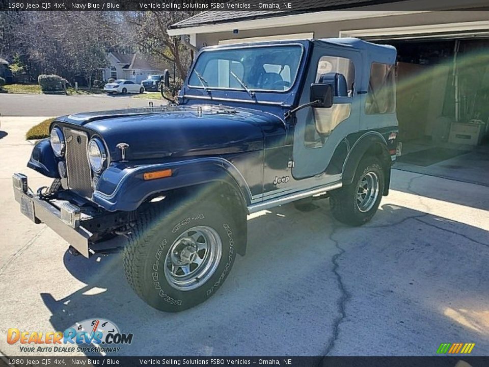 Front 3/4 View of 1980 Jeep CJ5 4x4 Photo #1