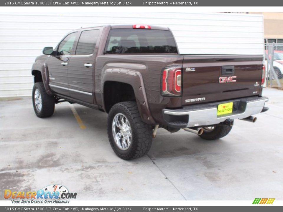 2016 GMC Sierra 1500 SLT Crew Cab 4WD Mahogany Metallic / Jet Black Photo #7