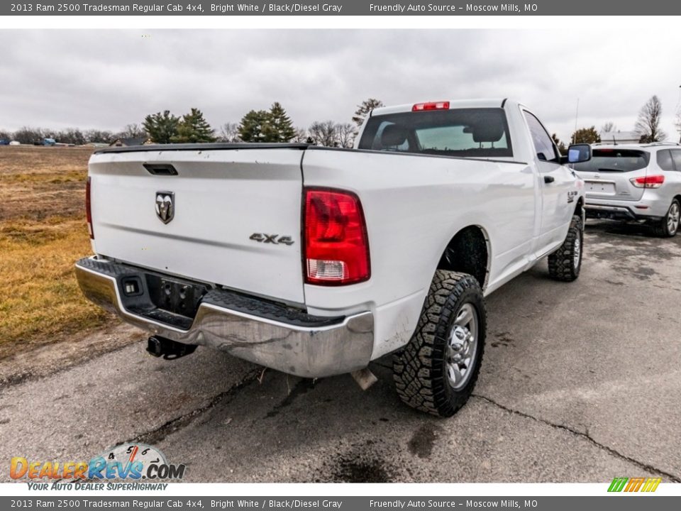 2013 Ram 2500 Tradesman Regular Cab 4x4 Bright White / Black/Diesel Gray Photo #4