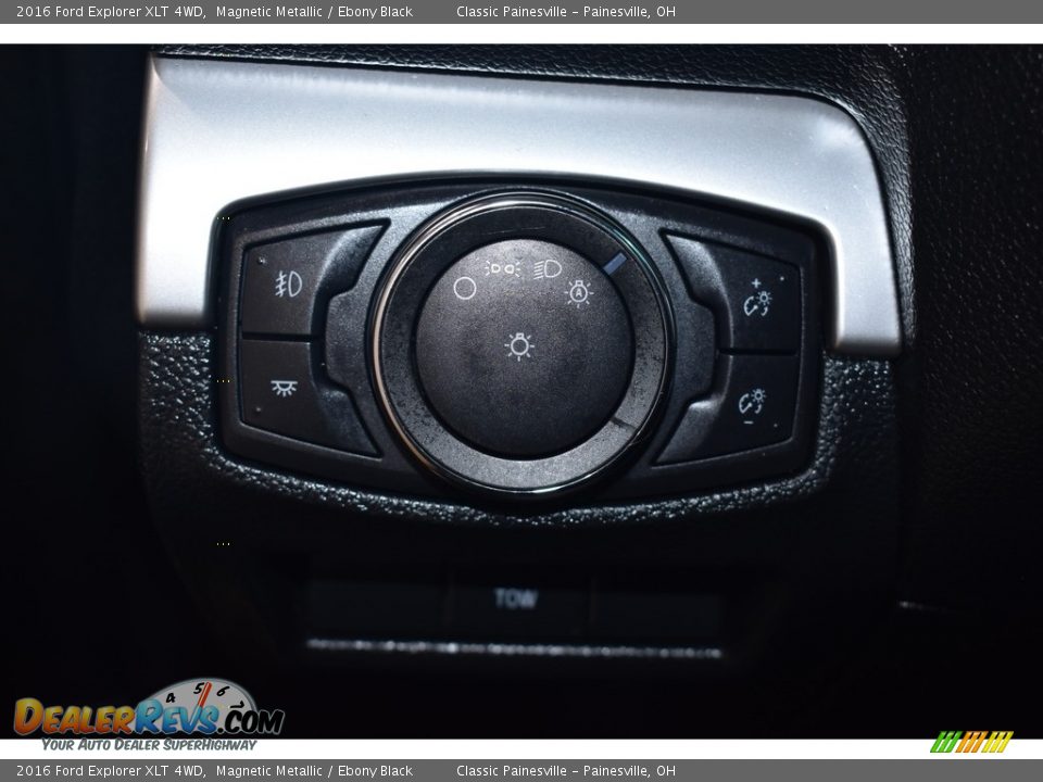 2016 Ford Explorer XLT 4WD Magnetic Metallic / Ebony Black Photo #13