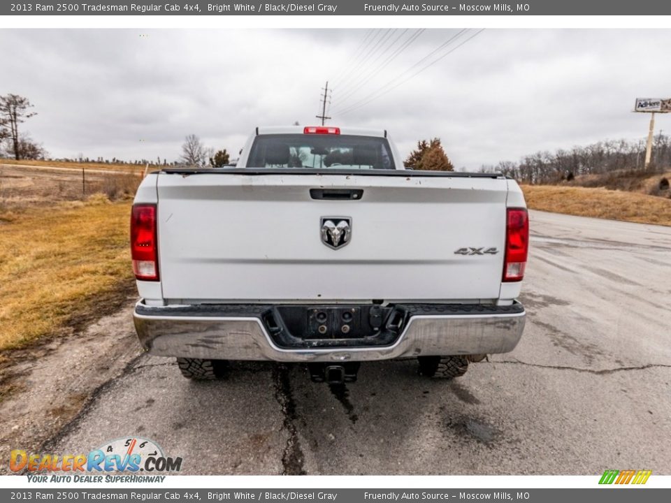 2013 Ram 2500 Tradesman Regular Cab 4x4 Bright White / Black/Diesel Gray Photo #5