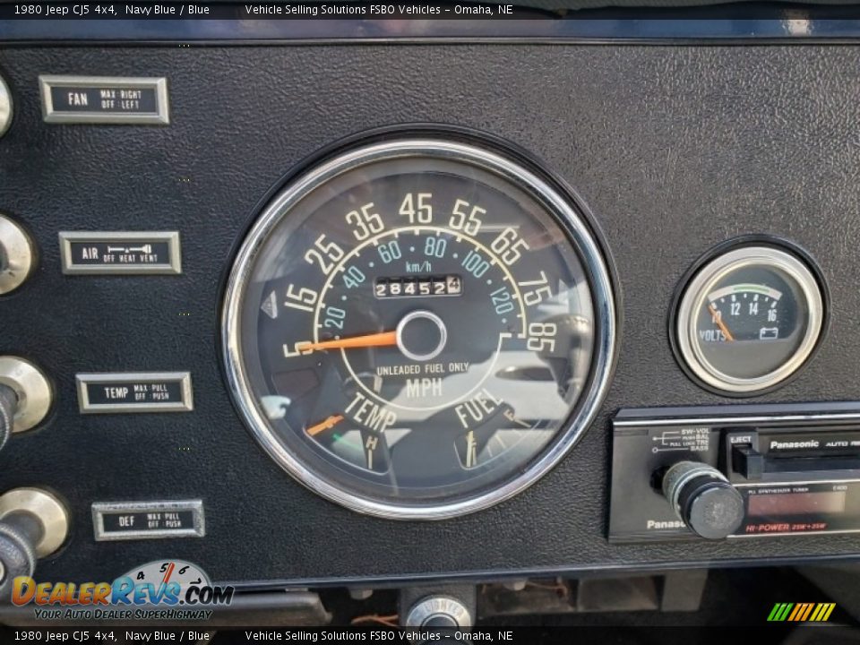 1980 Jeep CJ5 4x4 Gauges Photo #3