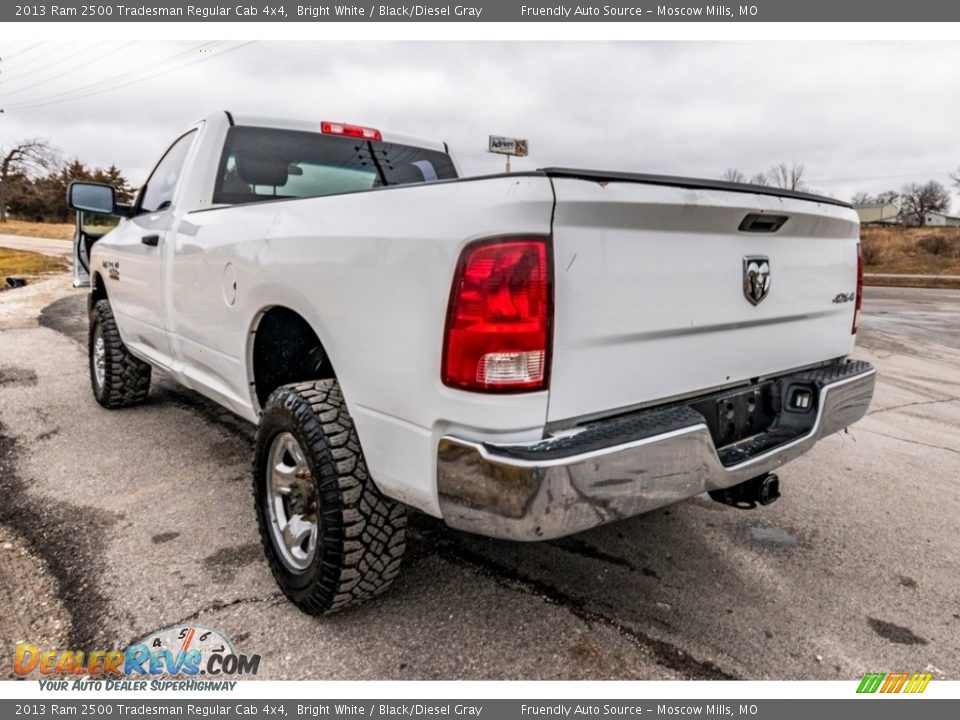 2013 Ram 2500 Tradesman Regular Cab 4x4 Bright White / Black/Diesel Gray Photo #6