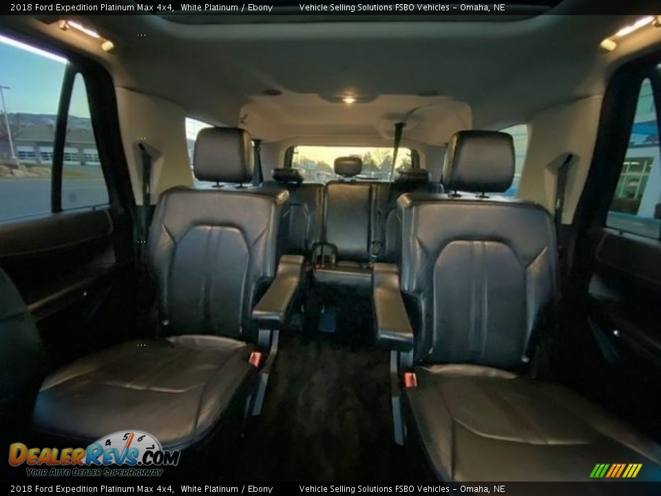 Rear Seat of 2018 Ford Expedition Platinum Max 4x4 Photo #7