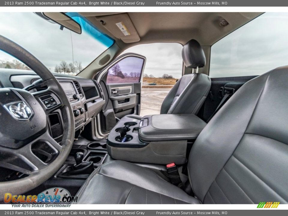 2013 Ram 2500 Tradesman Regular Cab 4x4 Bright White / Black/Diesel Gray Photo #19