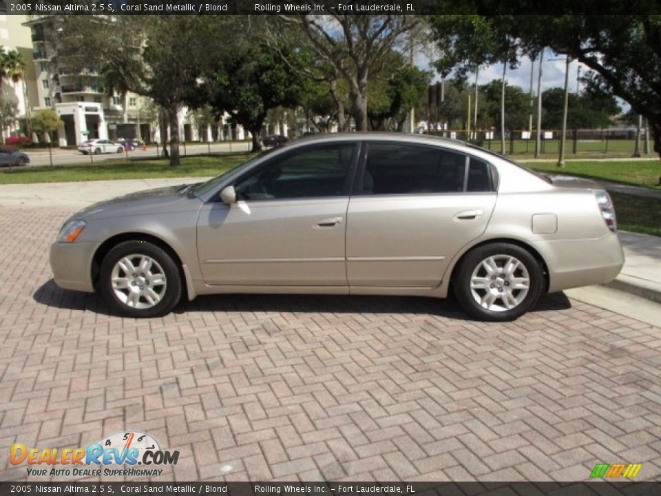 2005 Nissan Altima 2.5 S Coral Sand Metallic / Blond Photo #3