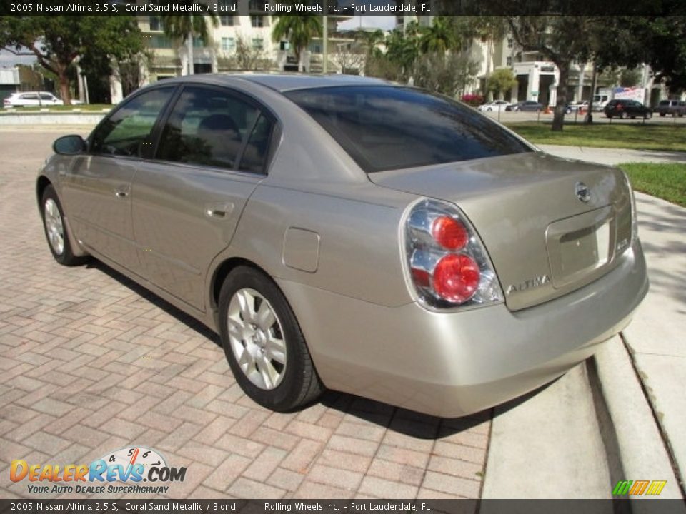 2005 Nissan Altima 2.5 S Coral Sand Metallic / Blond Photo #5