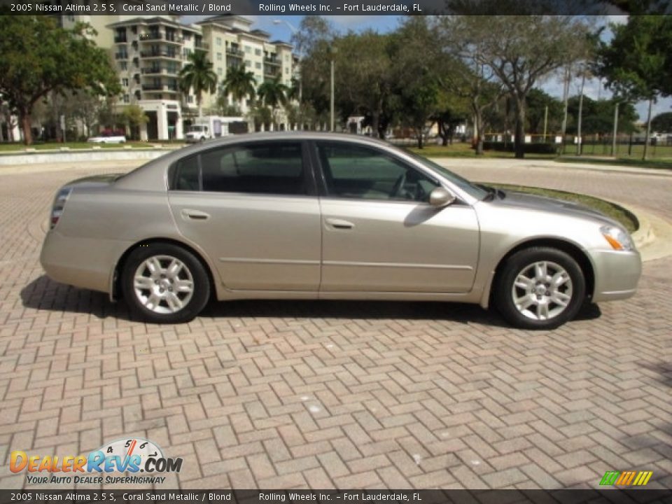 2005 Nissan Altima 2.5 S Coral Sand Metallic / Blond Photo #12