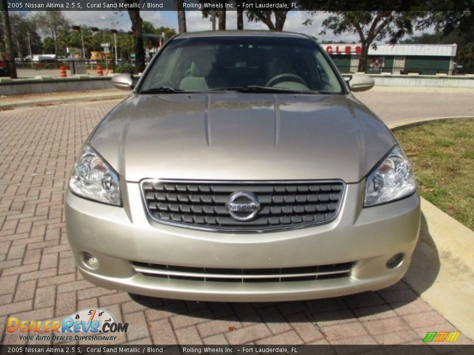 2005 Nissan Altima 2.5 S Coral Sand Metallic / Blond Photo #14