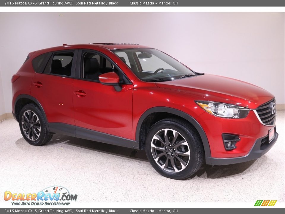 2016 Mazda CX-5 Grand Touring AWD Soul Red Metallic / Black Photo #1