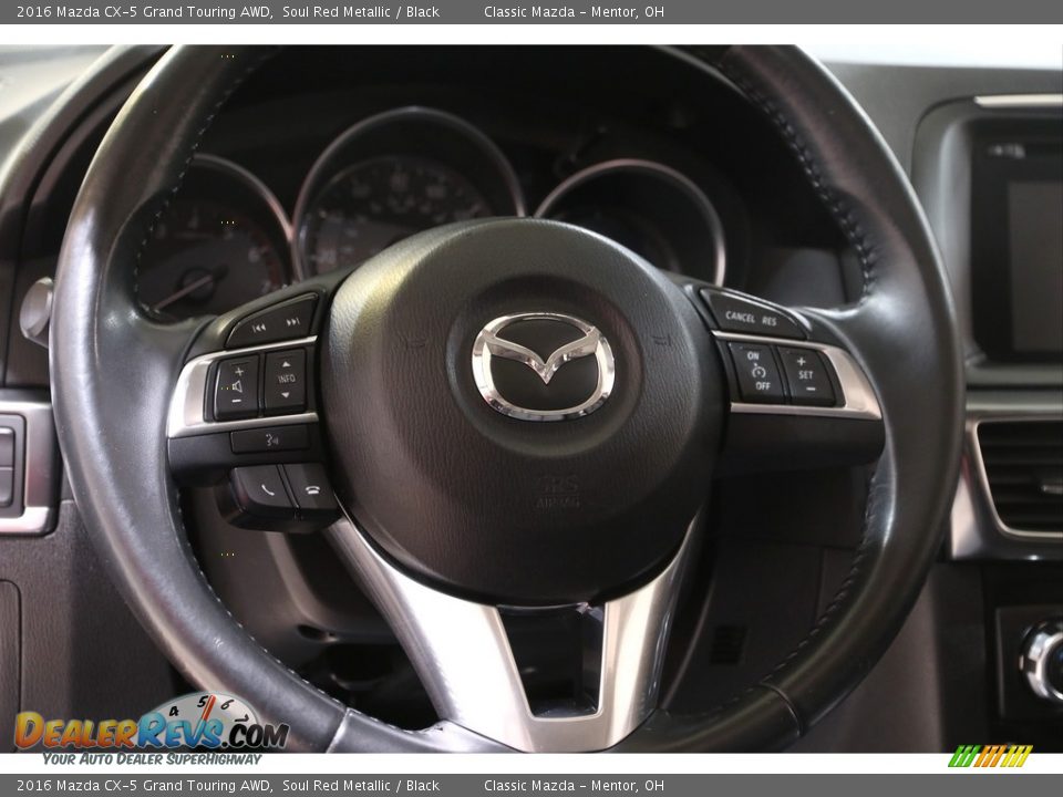 2016 Mazda CX-5 Grand Touring AWD Soul Red Metallic / Black Photo #7