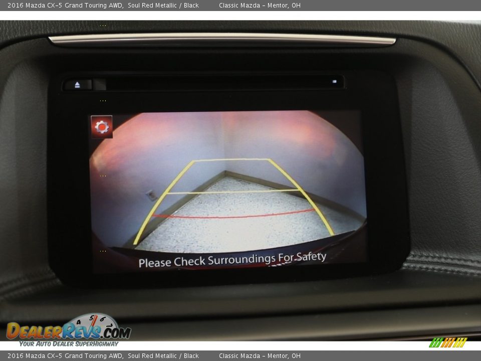 2016 Mazda CX-5 Grand Touring AWD Soul Red Metallic / Black Photo #12