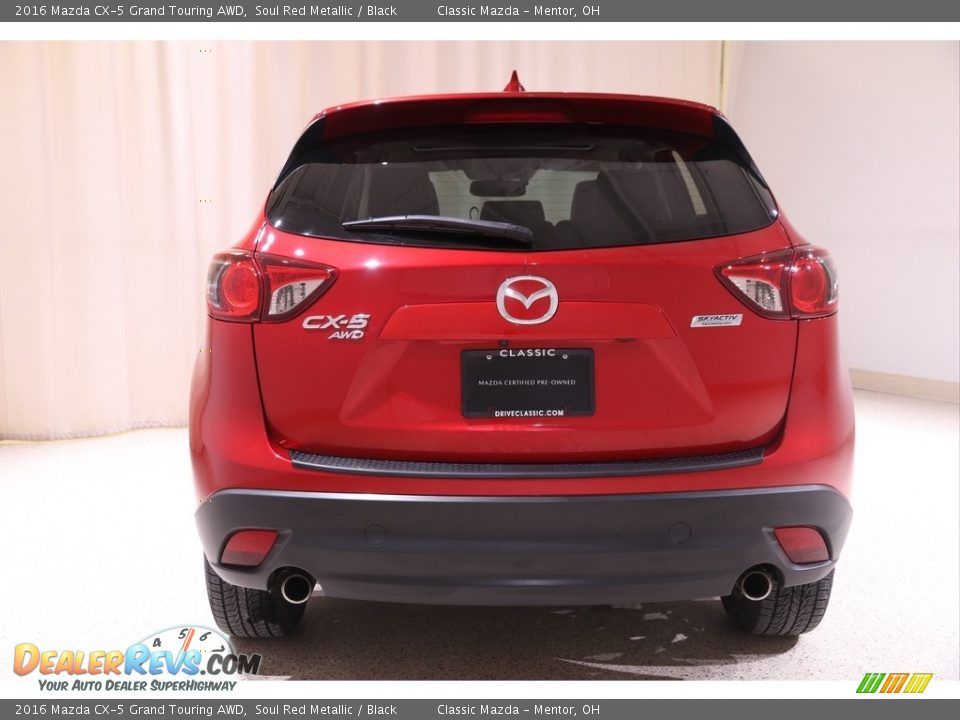 2016 Mazda CX-5 Grand Touring AWD Soul Red Metallic / Black Photo #19