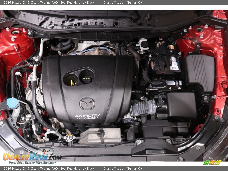 2016 Mazda CX-5 Grand Touring AWD Soul Red Metallic / Black Photo #20