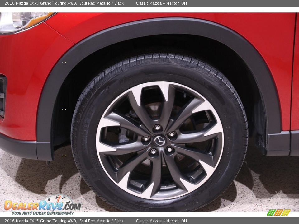 2016 Mazda CX-5 Grand Touring AWD Soul Red Metallic / Black Photo #21
