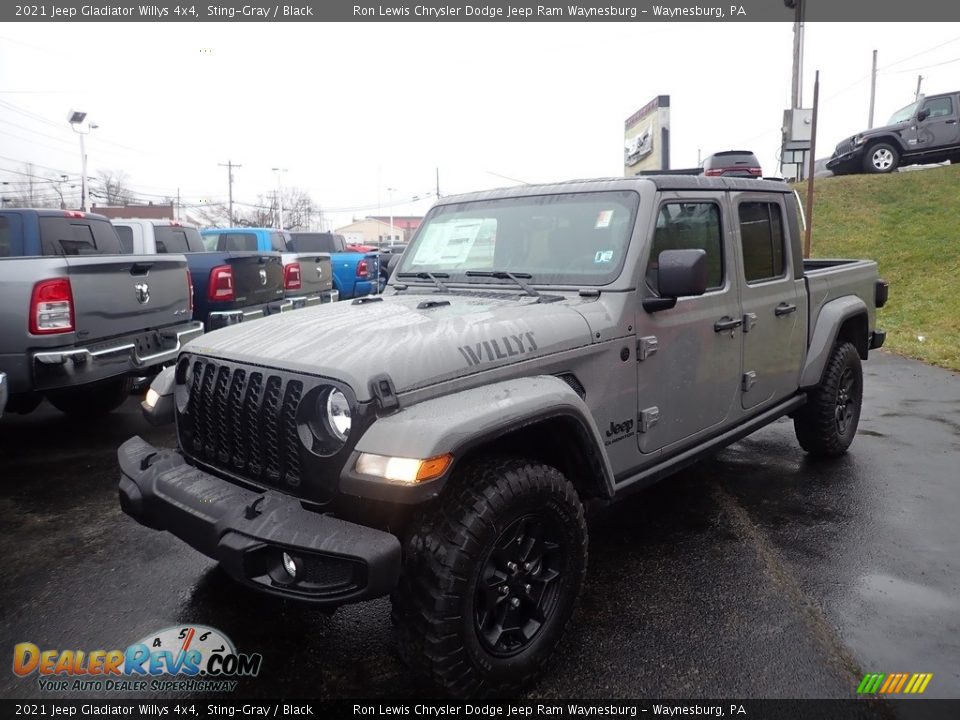 2021 Jeep Gladiator Willys 4x4 Sting-Gray / Black Photo #1